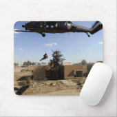 Tapis De Souris Un rappels pararescueman d'un HH-60 2 (Avec souris)