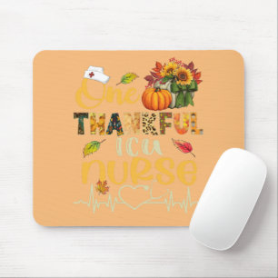 Tapis De Souris Un remerciement ICU Infirmière Citrouille Stethosc