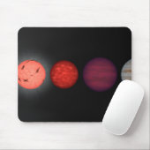 Tapis De Souris Un rendu d'artiste comparant nains bruns (Avec souris)