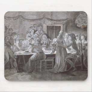 Tapis De Souris Un repas de mariage de soirée