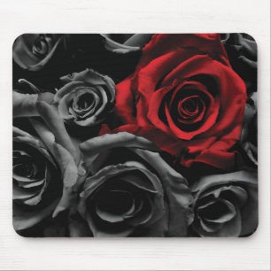 Tapis De Souris Un rose rouge