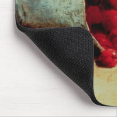 Tapis De Souris Un sac renversé des cerises (Coin)