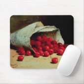 Tapis De Souris Un sac renversé des cerises (Avec souris)