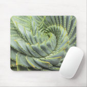 Tapis De Souris Un Succulent vert et blanc (Avec souris)