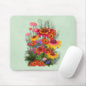 Tapis De Souris Un tas de belles fleurs.. (Avec souris)