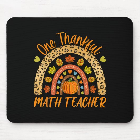 Tapis De Souris Un Thanksgiving Enseignant Math Fun Thanksgiving A (Devant)
