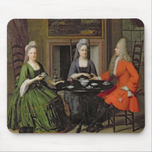 Tapis De Souris Un thé (huile sur la toile)