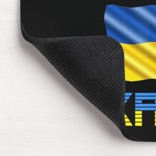 Tapis De Souris Un trident ukrainien drapeau ukrainien Ukraine (Coin)