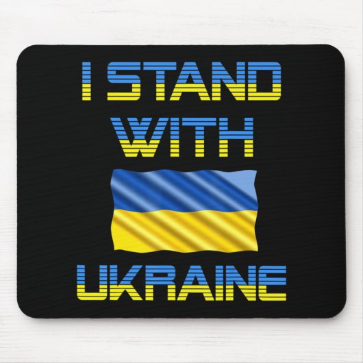 Tapis De Souris Un trident ukrainien drapeau ukrainien Ukraine (Devant)