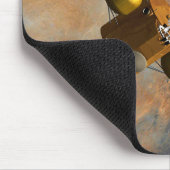 Tapis De Souris Un vaisseau Spacecraft Orbitant Mars. (Coin)