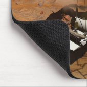 Tapis De Souris Un Véhicule Ascent Quittant Mars. (Coin)