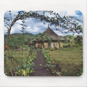 Tapis De Souris Un village des Highlands, Goroka, Papouasie-Nouvel