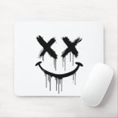 Tapis De Souris Un visage souriant. (Avec souris)