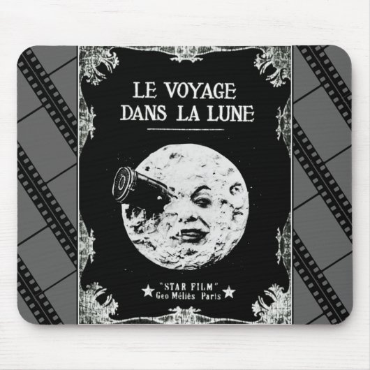 Tapis De Souris *Un voyage sur la Lune* Filmstrip Mousepad (Devant)