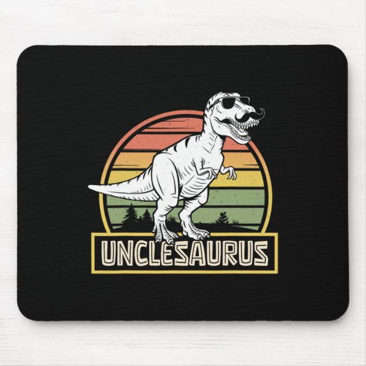 Tapis De Souris Unclesaurus T Rex Dinosaure Uncle Saurus Correspon (Devant)