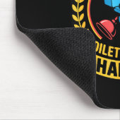 Tapis De Souris Undefeated Toilet Clogging Chamon Quirky Bathroom (Coin)