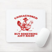 Tapis De Souris Undiagnosed But Soing Ain't Right Funny Raccoon Ch (Avec souris)