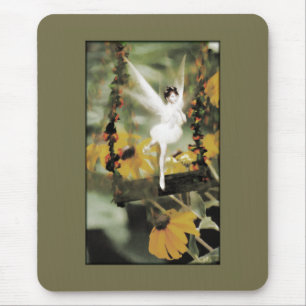 Tapis De Souris Une aile dans le jardin Mousepad