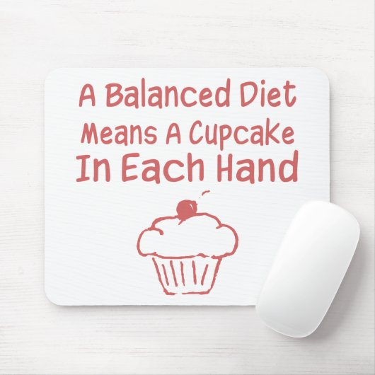 Tapis De Souris Une alimentation équilibrée signifie un petit (Avec souris)