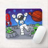 Tapis De Souris Une aventure d'espace extra-atmosphérique (Avec souris)