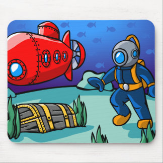 Tapis De Souris Une aventure sous-marine