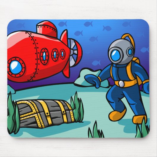 Tapis De Souris Une aventure sous-marine (Devant)