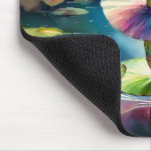 Tapis De Souris Une ballerine de grenouille dansant sur une feuill (Coin)