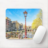 Tapis De Souris Une Belle Journée À Amsterdam, Pays-Bas (Avec souris)