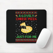 Tapis De Souris Une belle pizza au fromage seul amusant Kevin X-ma (Avec souris)