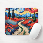 Tapis De Souris Une belle prairie (Avec souris)