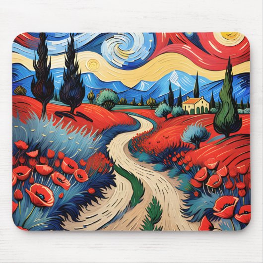 Tapis De Souris Une belle prairie (Devant)