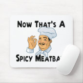 Tapis De Souris Une boulette de viande épicée (Avec souris)