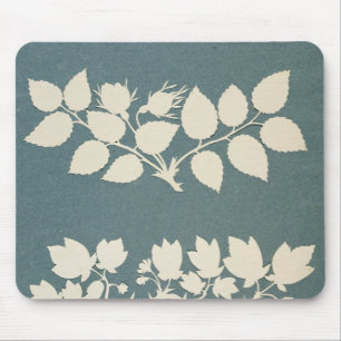 Tapis De Souris Une branche de rose et branche de jasmin