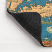 Tapis De Souris Une carte de Long Island. (Coin)