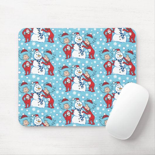 Tapis De Souris Une chose deux Motif de neige (Avec souris)