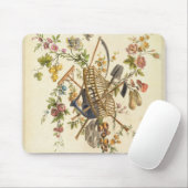 Tapis De Souris Une conception de textile de jardin, 'de l'ONU (Avec souris)