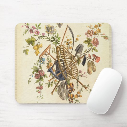 Tapis De Souris Une conception de textile de jardin, 'de l'ONU (Avec souris)