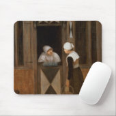 Tapis De Souris Une conversation dans la rue (Avec souris)