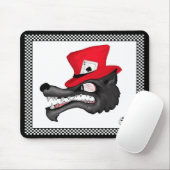 Tapis De Souris Une course de loup solitaire Mousepad de chance (Avec souris)