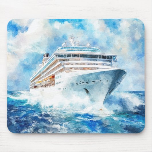 Tapis De Souris Une croisière d'été (Devant)