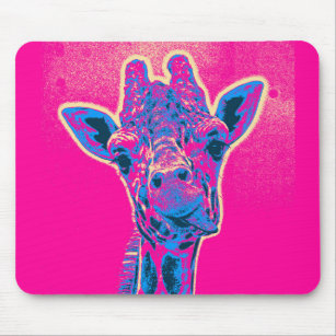 Tapis De Souris Girafe Drole Zazzle Be