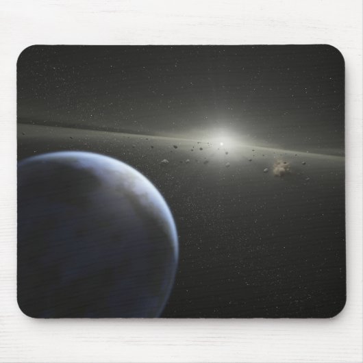 Tapis De Souris Une énorme ceinture d'astéroïdes en orbite autour  (Devant)