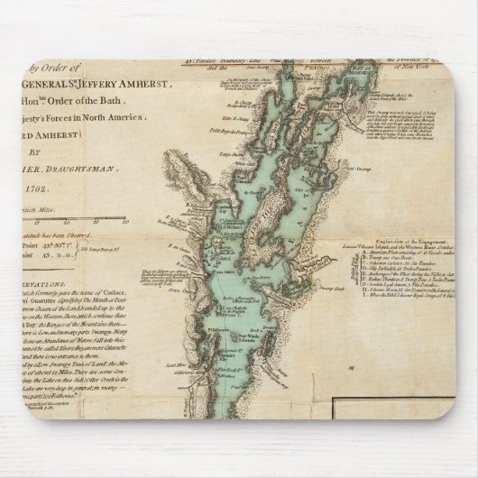 Tapis De Souris Une étude du lac Champlain (Devant)