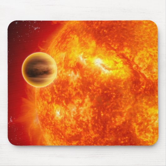 Tapis De Souris Une exoplanète géante du gaz (Devant)