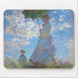 Tapis De Souris Une femme avec un parasol, Monet<br><div class="desc">Oscar-Claude Monet (14 novembre 1840 - 5 décembre 1926) était un peintre français, un fondateur de la peinture impressionniste française et le praticien le plus cohérent et le plus prolifique de la philosophie du mouvement d'exprimer ses perceptions avant la nature, surtout en ce qui concerne la peinture en plein air....</div>