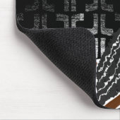 Tapis De Souris Une femme noire africaine avec un foulard (Coin)