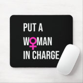 Tapis De Souris Une Femme Responsable De Potus Femme Présidente (Avec souris)