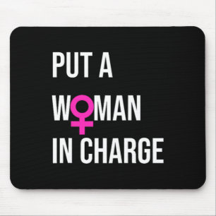 Tapis De Souris Une Femme Responsable De Potus Femme Présidente
