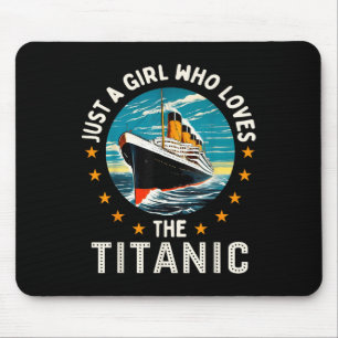 Tapis De Souris Une fille qui aime les filles du RMS Titanic