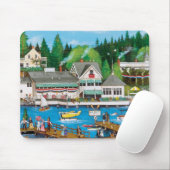 Tapis De Souris Une journée amusante aux Docks Fine Art (Avec souris)